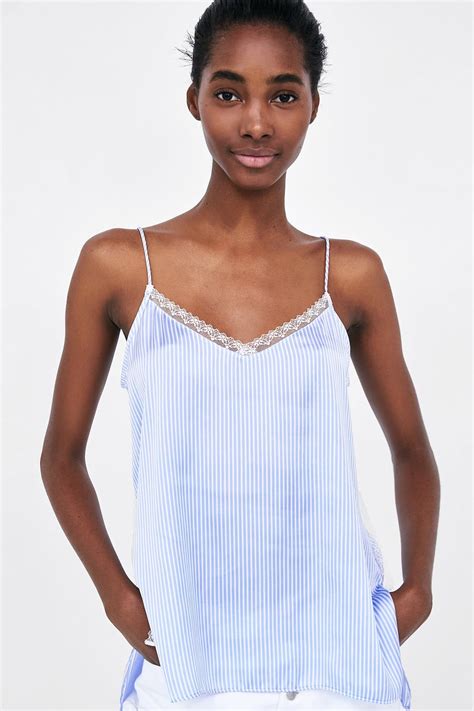 camicia zara versace|Women's Camisole Tops .